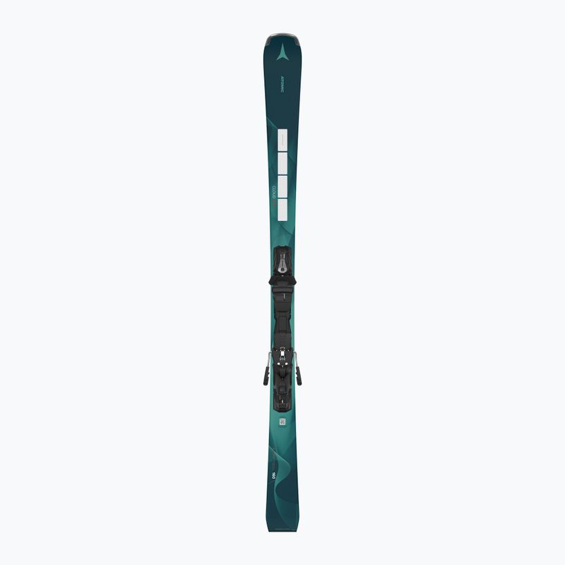Women's Atomic Cloud Q14 Revoshock S downhill ski + MI12 GW bindings petrol 3