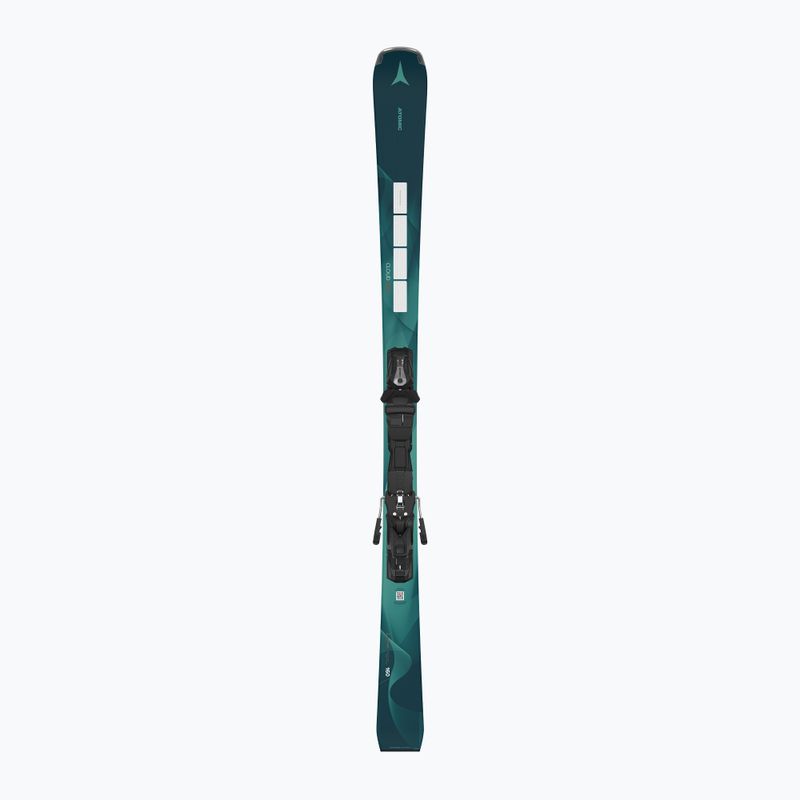 Women's Atomic Cloud Q14 Revoshock S downhill ski + MI12 GW bindings petrol 4