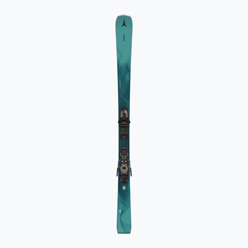 Women's downhill skis Atomic Cloud Q8 + bindings M10 GW petrol 3