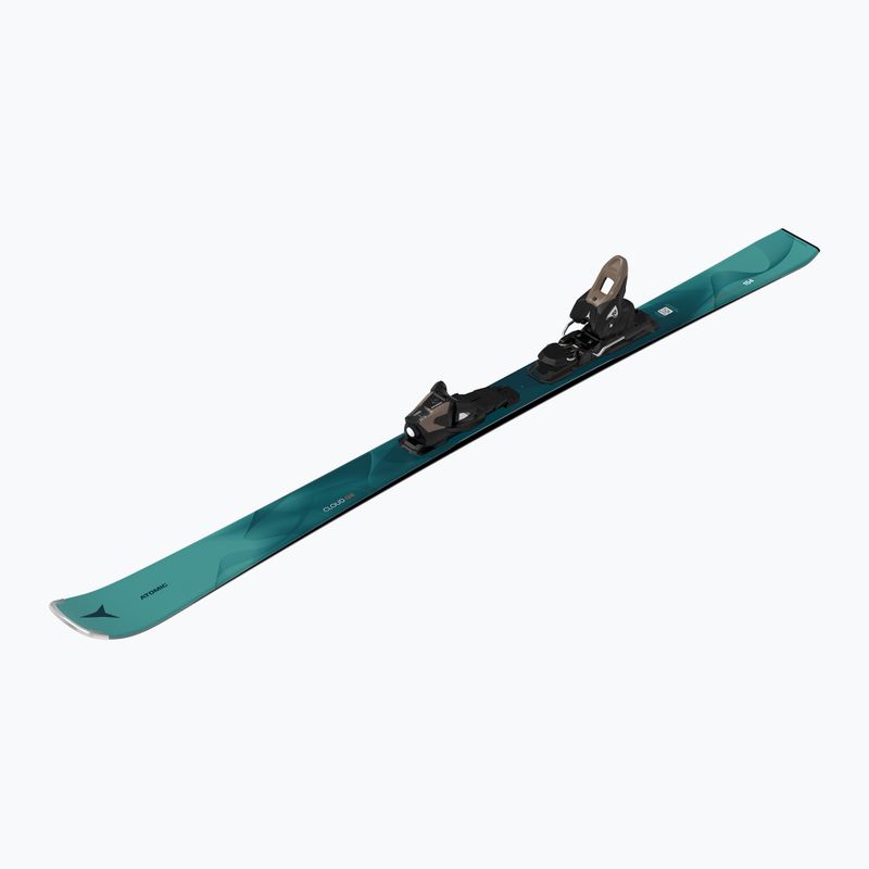 Women's downhill skis Atomic Cloud Q8 + bindings M10 GW petrol 7