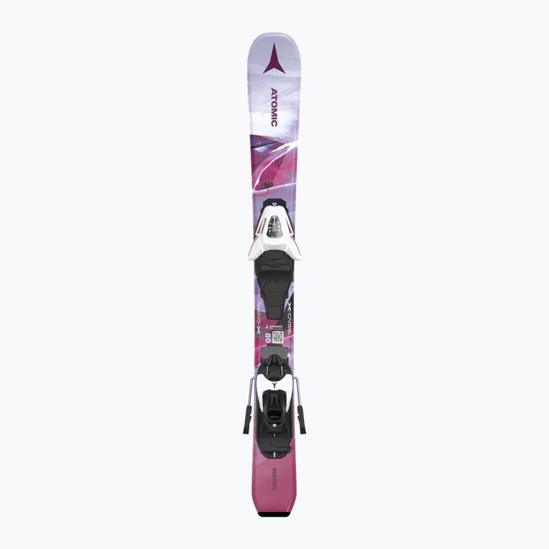 Children's downhill skis Atomic Maven Girl JTXS + bindings C5 GW pink 3