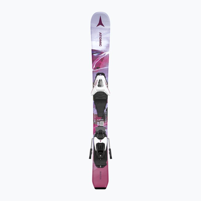 Children's downhill skis Atomic Maven Girl JTXS + bindings C5 GW pink 4