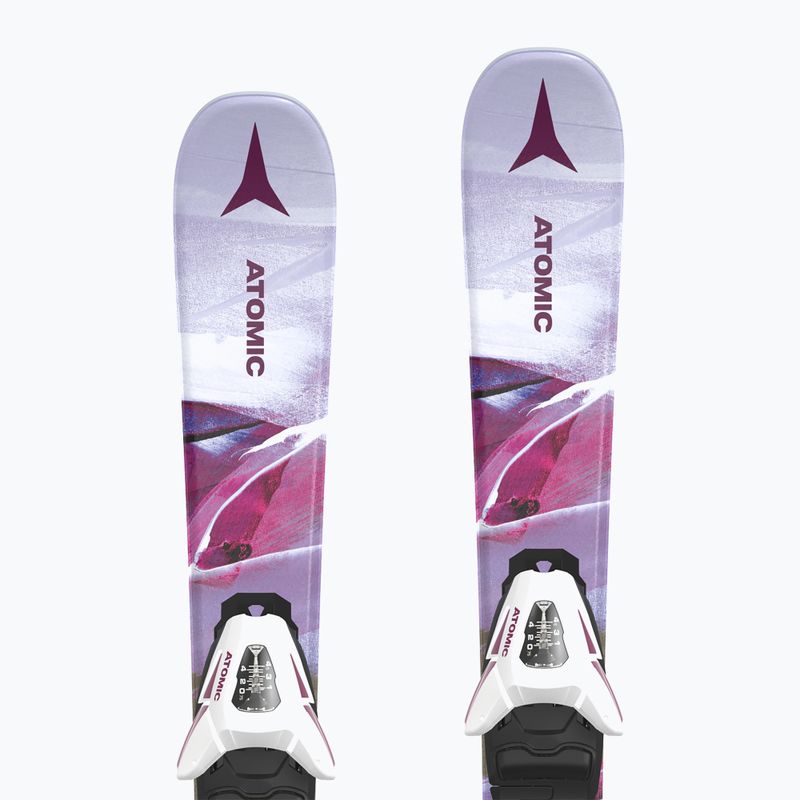 Children's downhill skis Atomic Maven Girl JTXS + bindings C5 GW pink 9