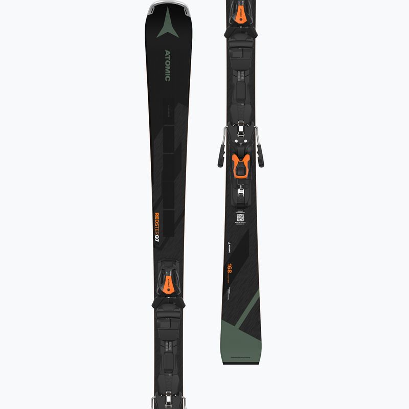 Alpine skis Atomic Redster Q7 Revoshock C + bindings M12 GW black/green 8