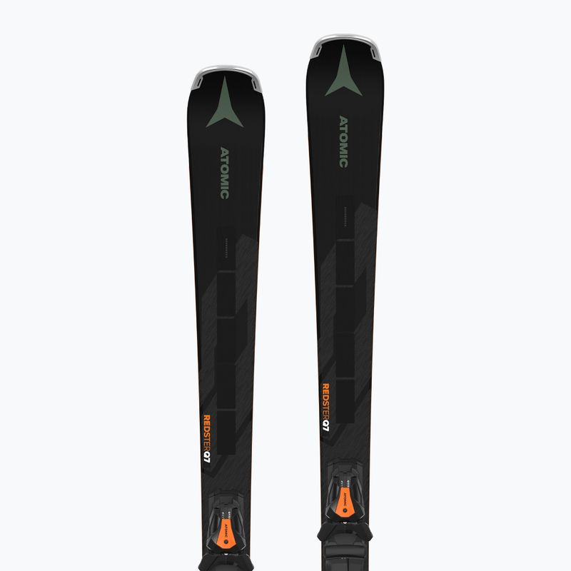 Alpine skis Atomic Redster Q7 Revoshock C + bindings M12 GW black/green 9