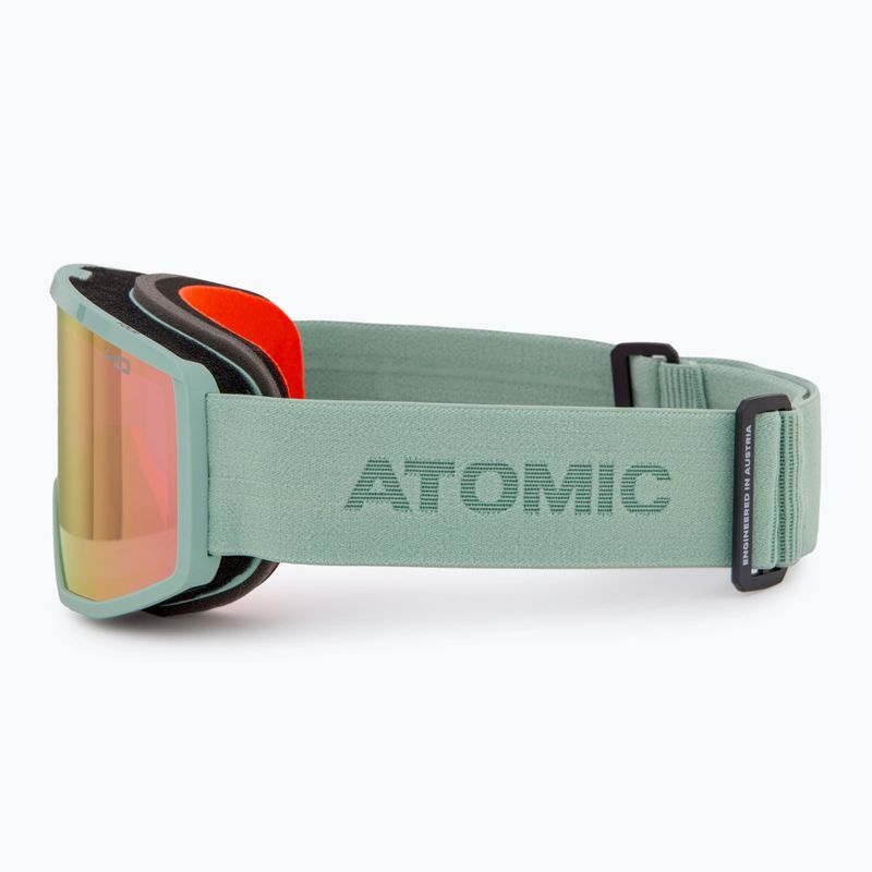 Atomic Four HD pistachio/pink copper hd ski goggles 4