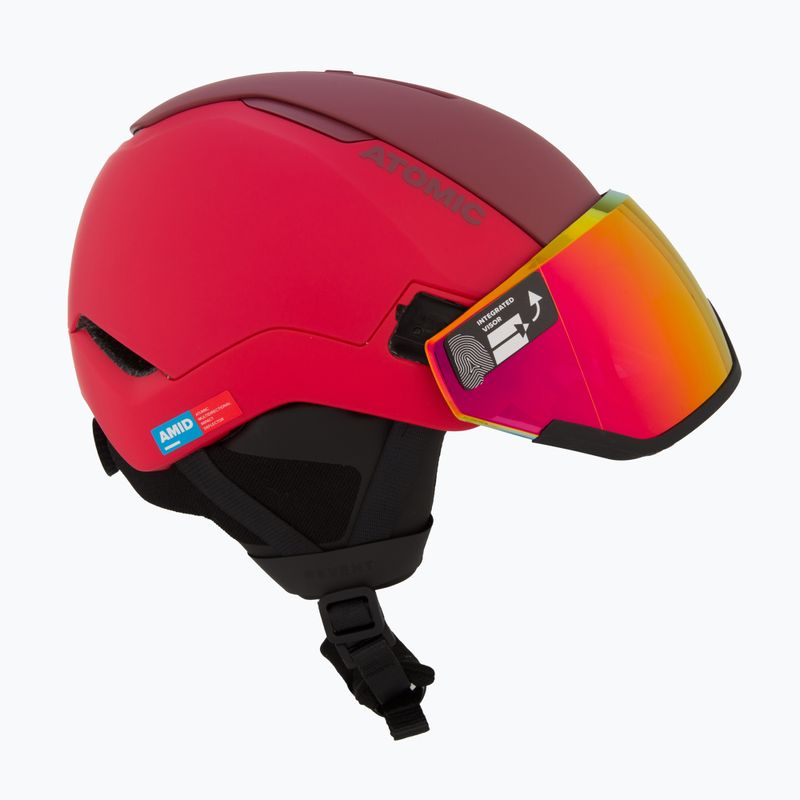 Atomic Revent GT Amid Visor HD red/red ski helmet 6