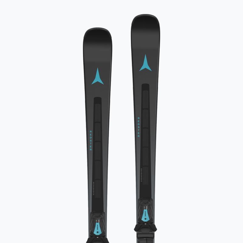 Alpine skis Atomic Redster X7 Revoshock C + bindings MI12 GW black/teal 9