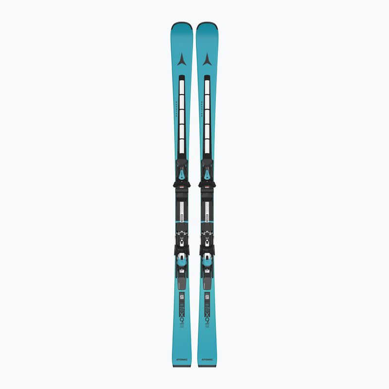 Alpine skis Atomic Redster X9S Revoshock S + bindings I12 GW teal tension