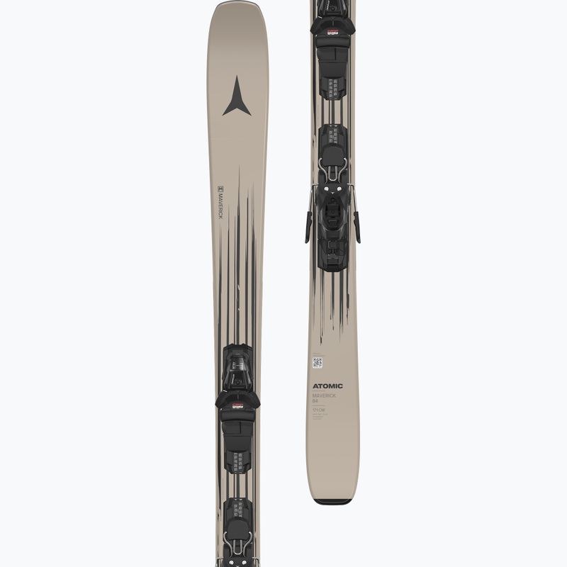 Alpine skis Atomic Maverick 84 + M10 GW bindings sand/black 7