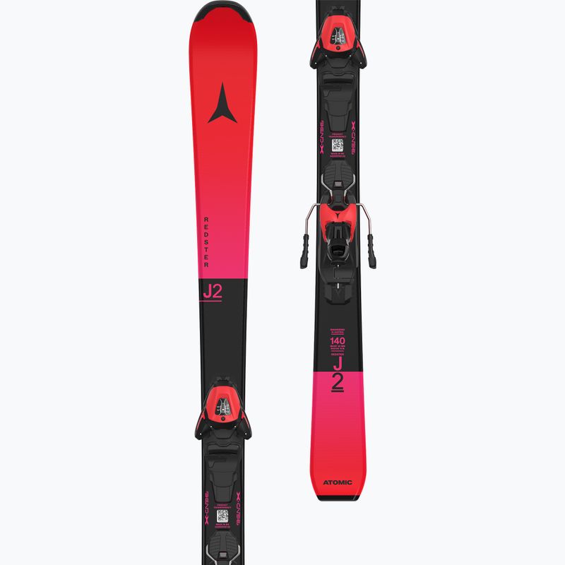 Children's alpine skis Atomic Redster J2 JTM + bindings L6 GW red tension/black 7