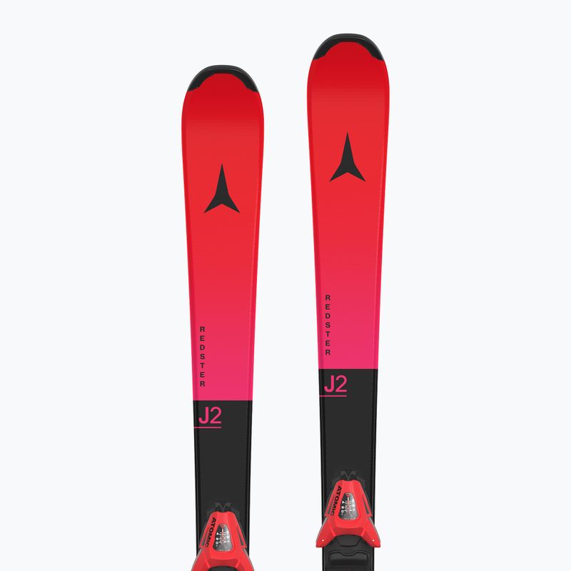 Children's alpine skis Atomic Redster J2 JTM + bindings C5 GW red tension/black 8
