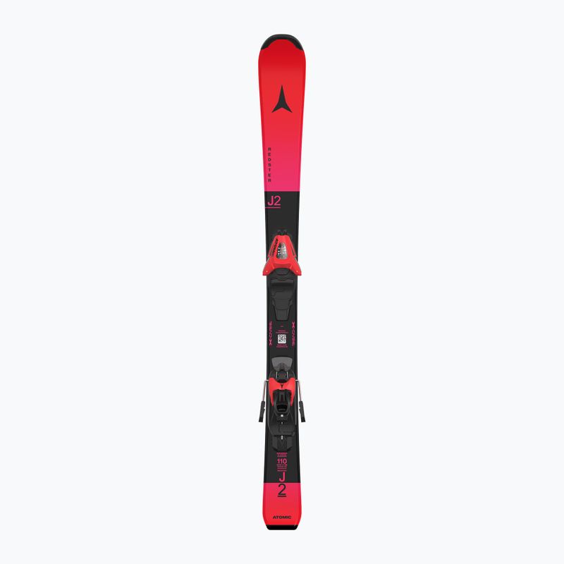 Children's alpine skis Atomic Redster J2 JTS + bindings C5 GW red tension/black 4