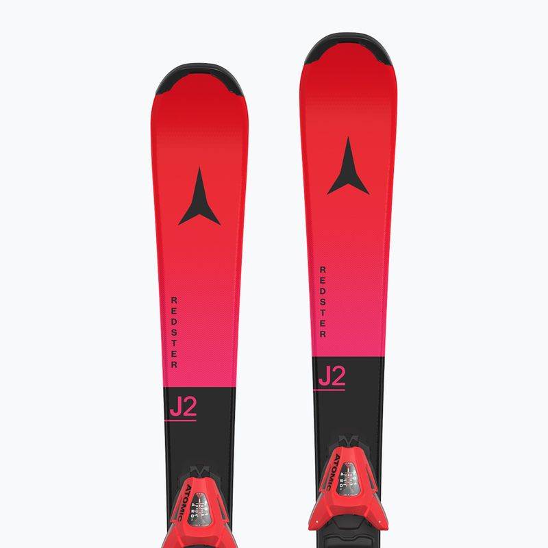 Children's alpine skis Atomic Redster J2 JTS + bindings C5 GW red tension/black 8