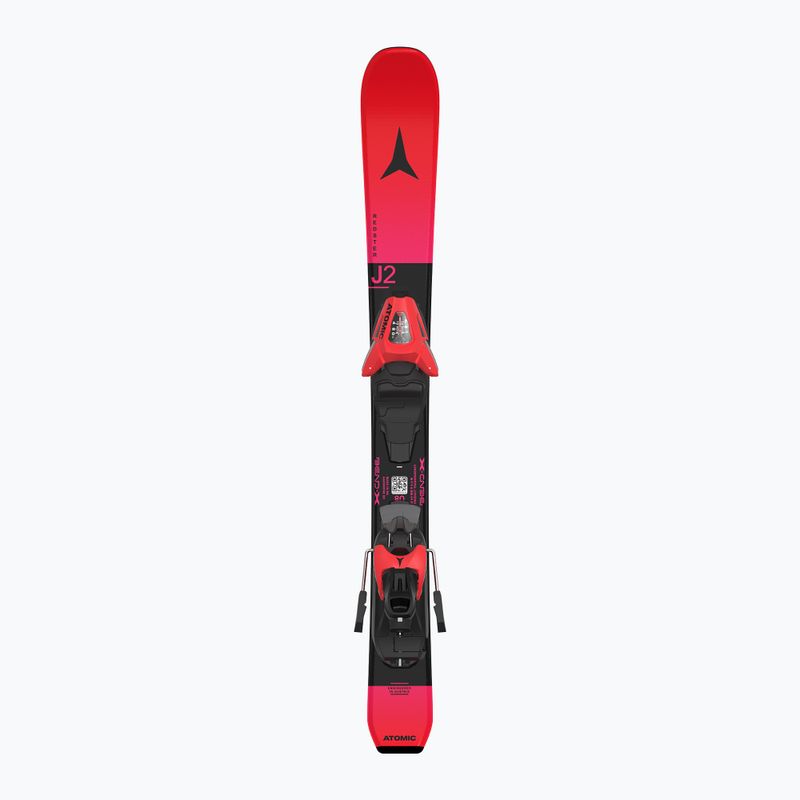 Children's alpine skis Atomic Redster J2 JTXS + bindings C5 GW red tension/black 4