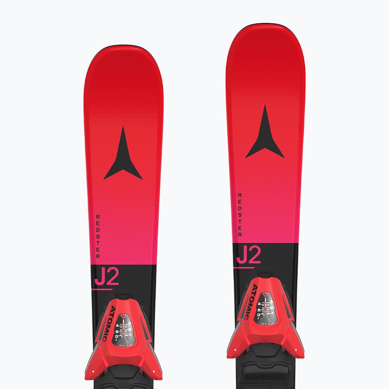Children's alpine skis Atomic Redster J2 JTXS + bindings C5 GW red tension/black 8