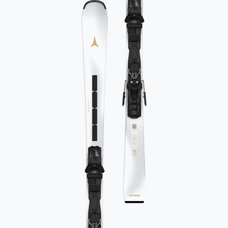 Women's alpine skis Atomic Cloud C11 Revoshock Light + bindings M10 GW white 8