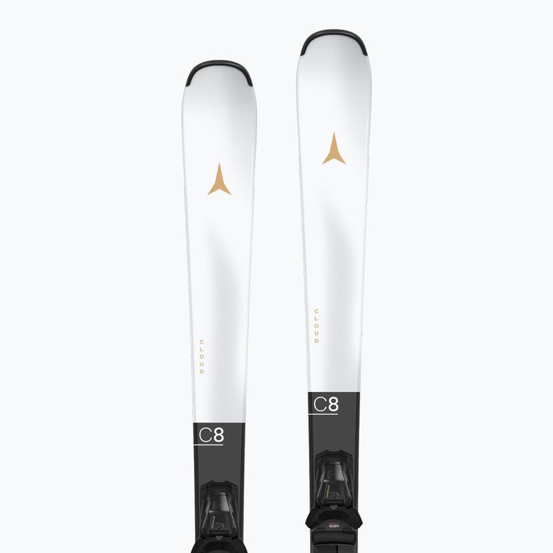 Women's alpine skis Atomic Cloud C8 + M10 GW bindings white/black 8