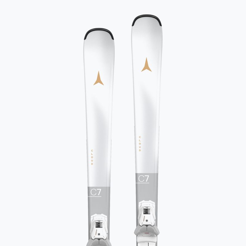 Women's alpine skis Atomic Cloud C7 White + bindings M10 GW white 8