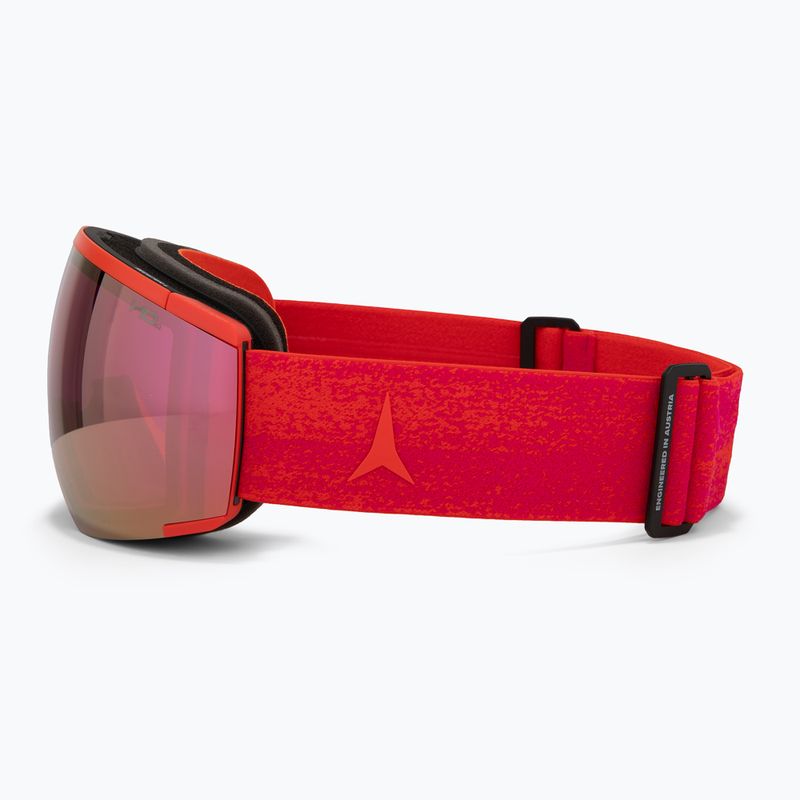 Ski goggles Atomic Redster L HD red tension/pink copper 4