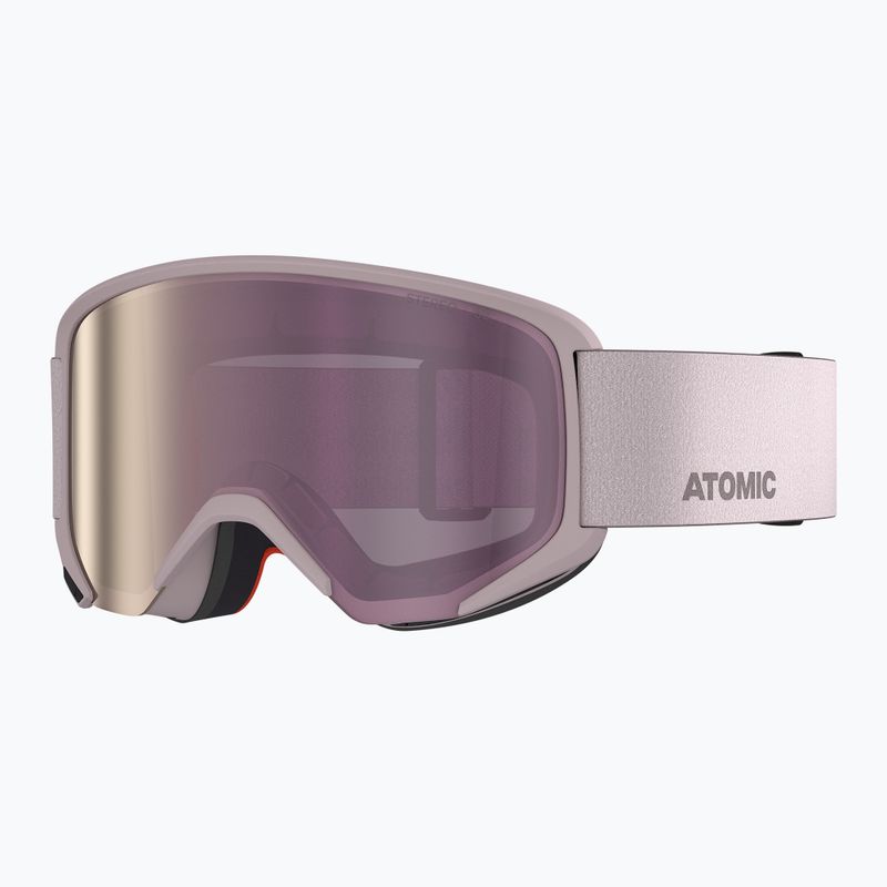 Ski goggles Atomic Savor M Stereo gull gray/purple stereo