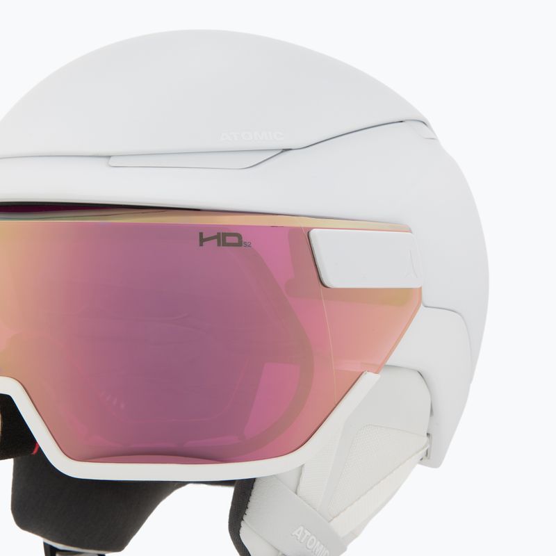 Ski helmet Atomic Revent GT Amid Visor HD white heather/pink chopper hd 8