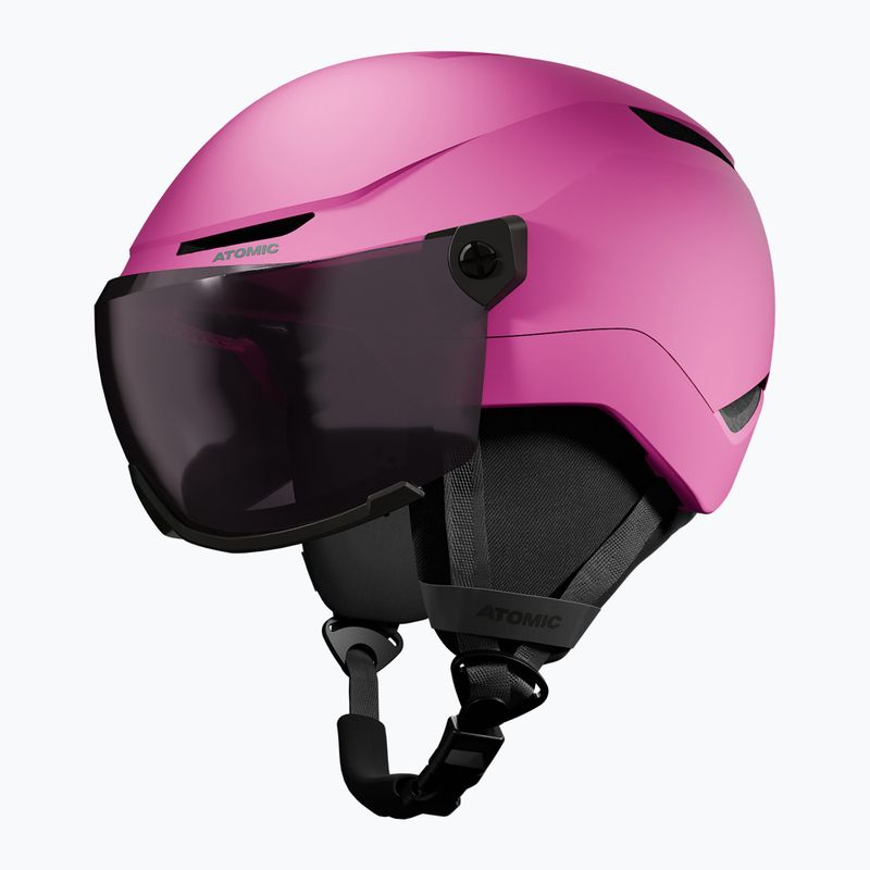 Children's ski helmet Atomic Revent Visor Jr pink/silver flash 2