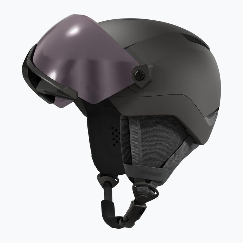 Children's ski helmet Atomic Revent Visor Jr black/red flash 3