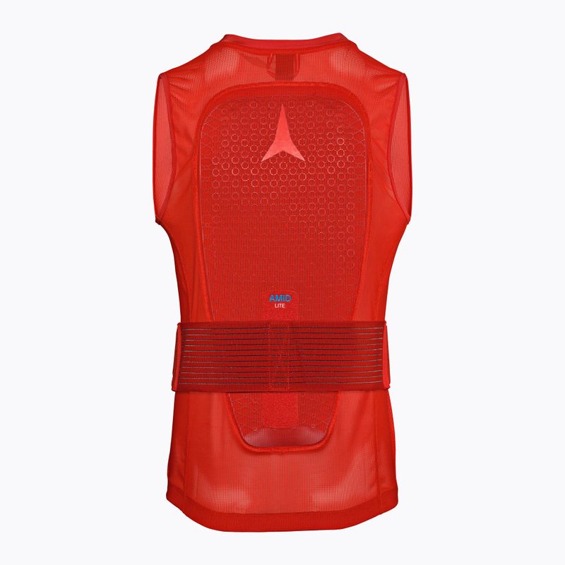 Men's protective vest Atomic Live Shield Amid Lite Vest red 2