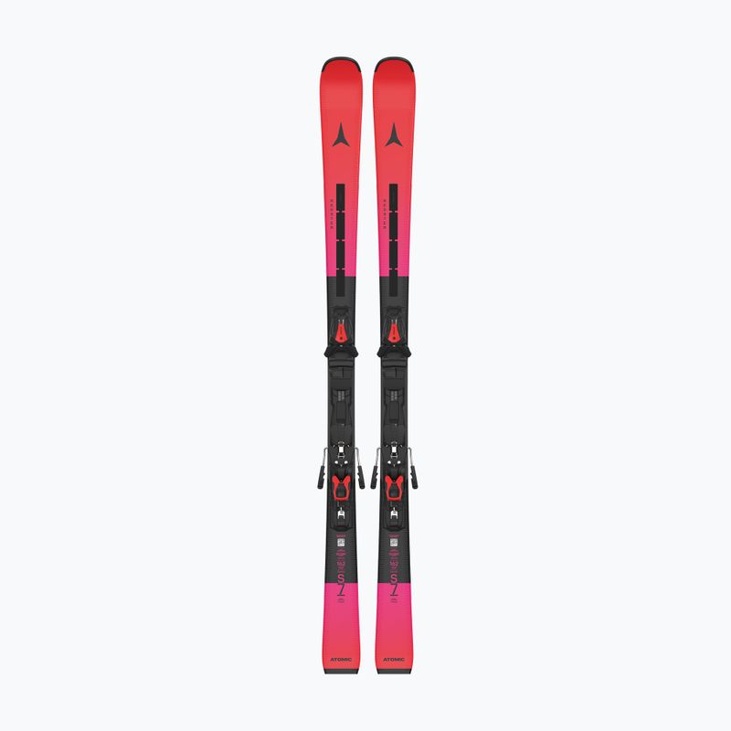 Downhill skis with bindings Atomic Redster S9 Revoshock L + MI12 GW red tension/black