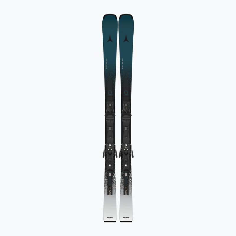 Downhill skis with bindings Atomic Redster Q6 + MI12 GW dark slate/bright silver