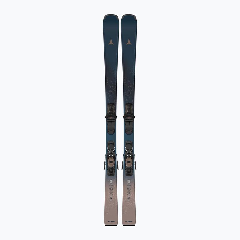 Women’s downhill skis with bindings Atomic Cloud Q9 + M10 GW dark slate