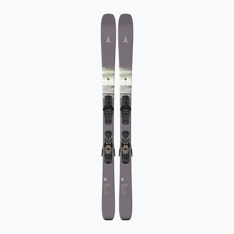 Women’s downhill skis with bindings Atomic Maven 84 + M10 GW red rock/dust