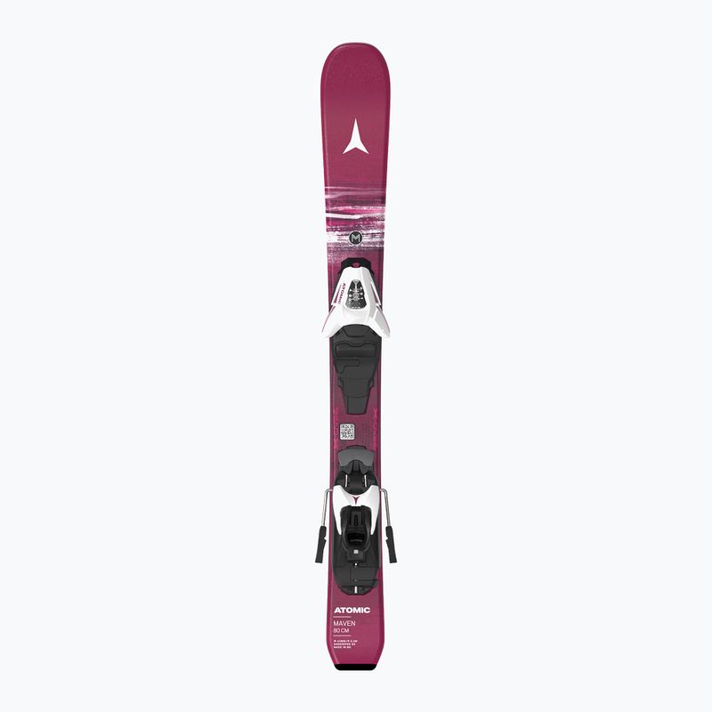 Kids’ downhill skis with bindings Atomic Maven Jr 70-90 + C5 GW berry 2