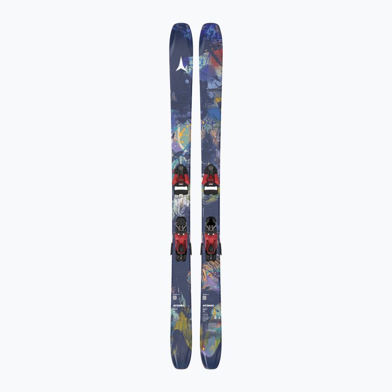 Downhill skis with bindings Atomic Bent 90 + STR 12GW multicolor