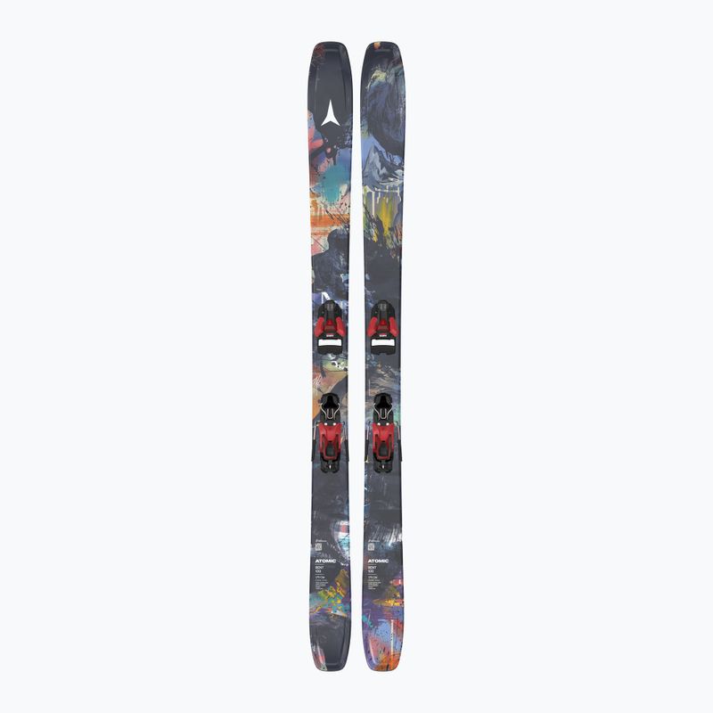 Downhill skis with bindings Atomic Bent 100 + STR 12GW multicolor