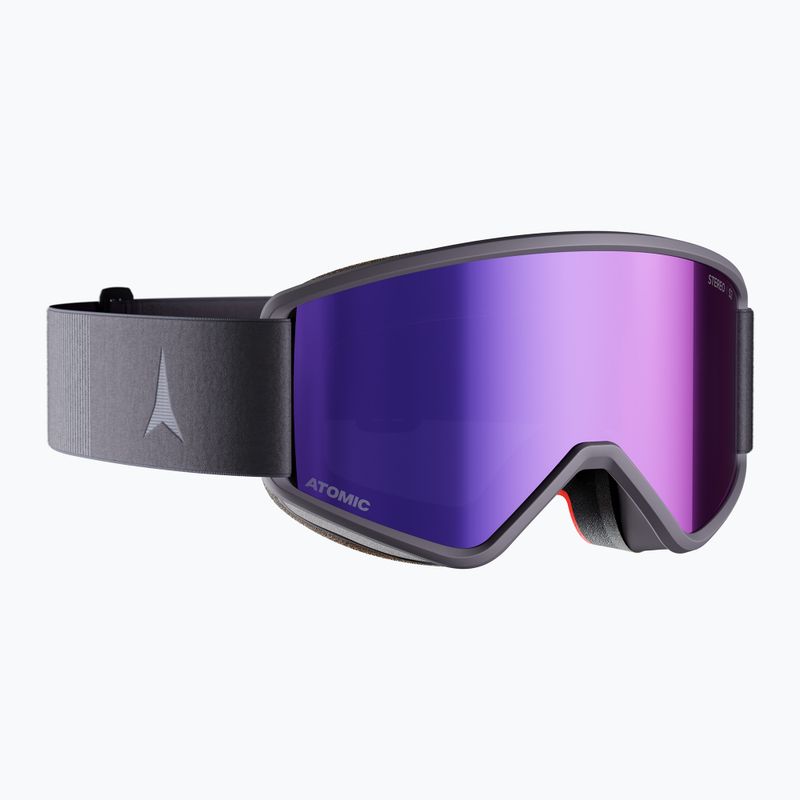 Ski goggles Atomic Savor M Stereo iron ore/purple stereo