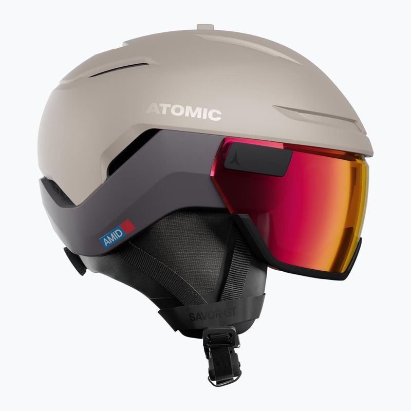 Ski helmet Atomic Savor GT Amid Visor Photo sand/red photo