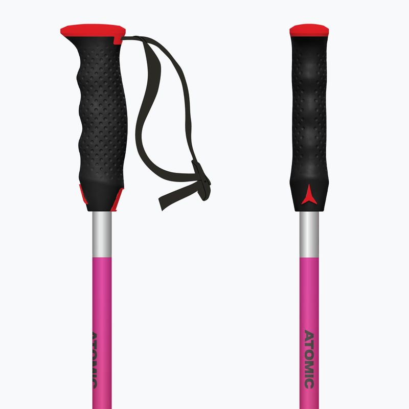 Ski poles Atomic Redster red tension 3