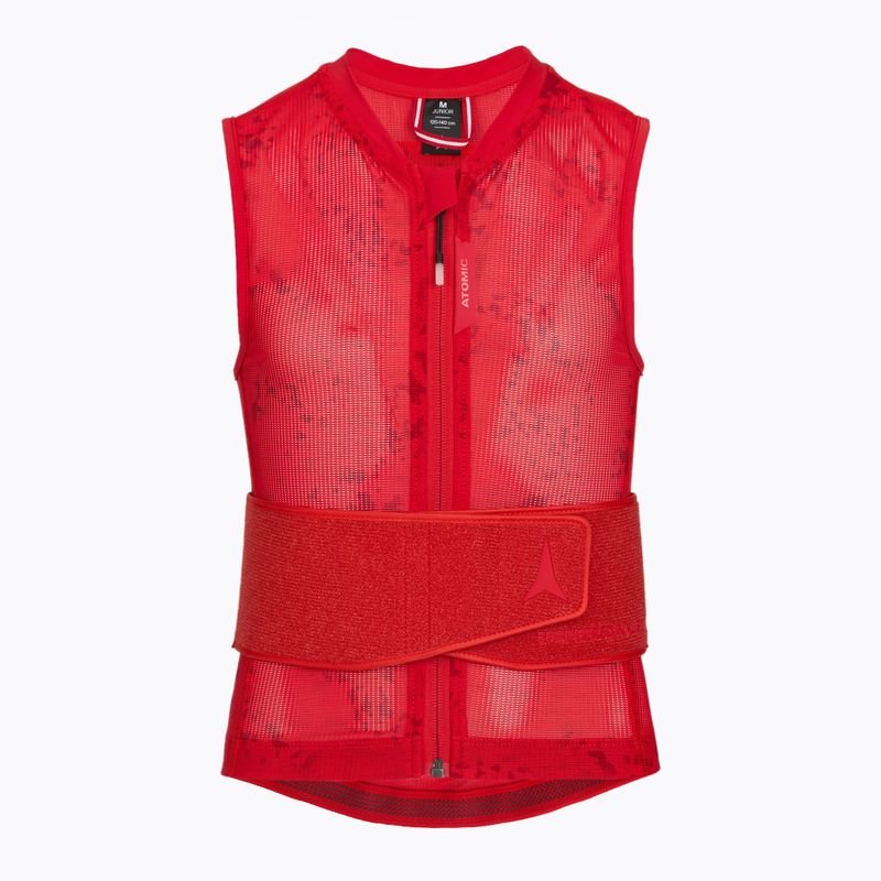 Back guard Atomic Live Shield Amid Lite Vest Jr graphic/red
