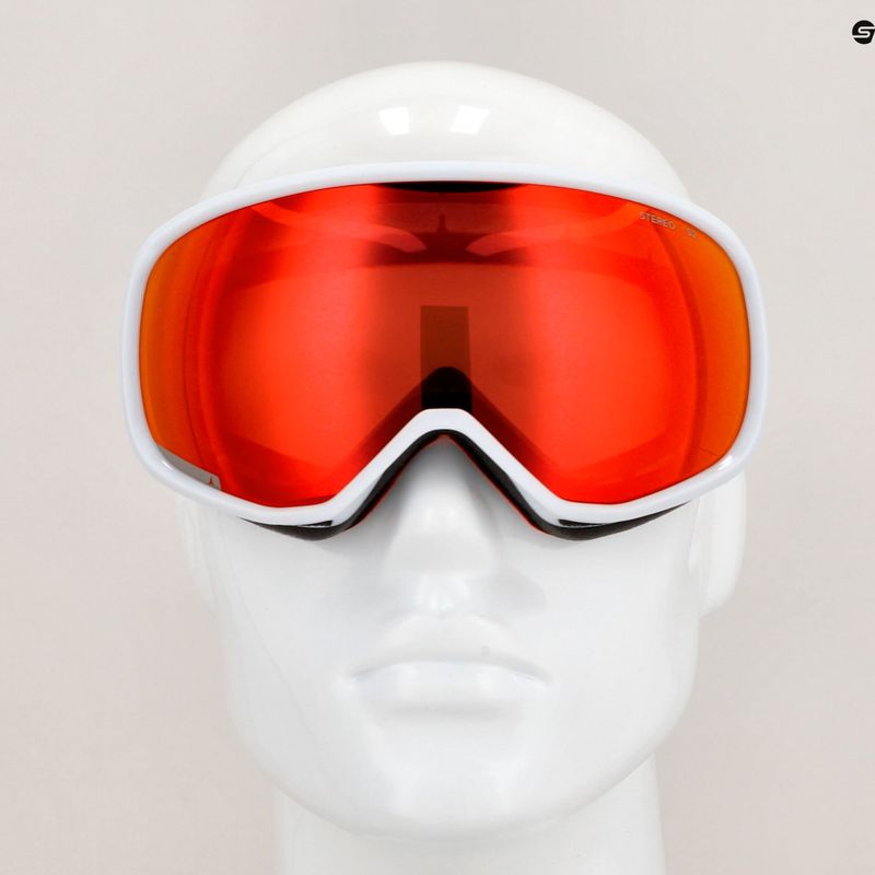 Atomic Revent Stereo light grey/red ski goggles 9