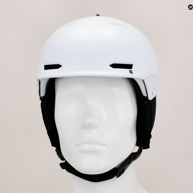 Salomon Husk white ski helmet 7