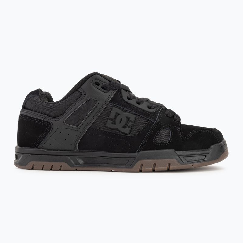DC Stag black/gum men's shoes 2