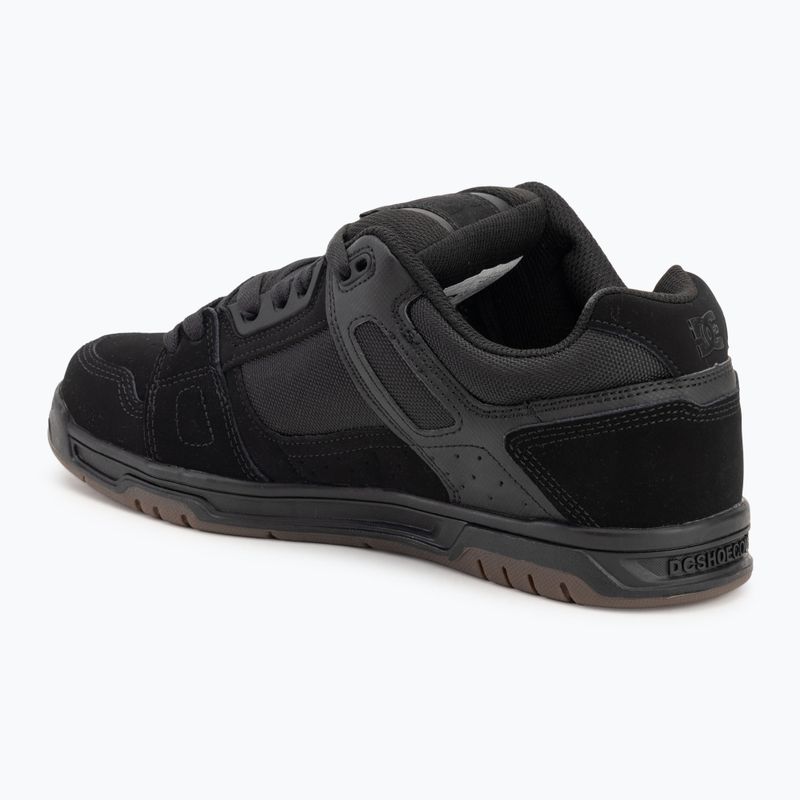 DC Stag black/gum men's shoes 3