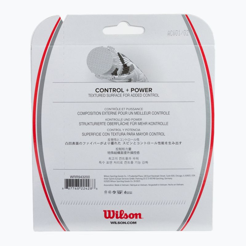 Wilson Sq Sensation Strike 17 10m white squash string WRR943200+ 2