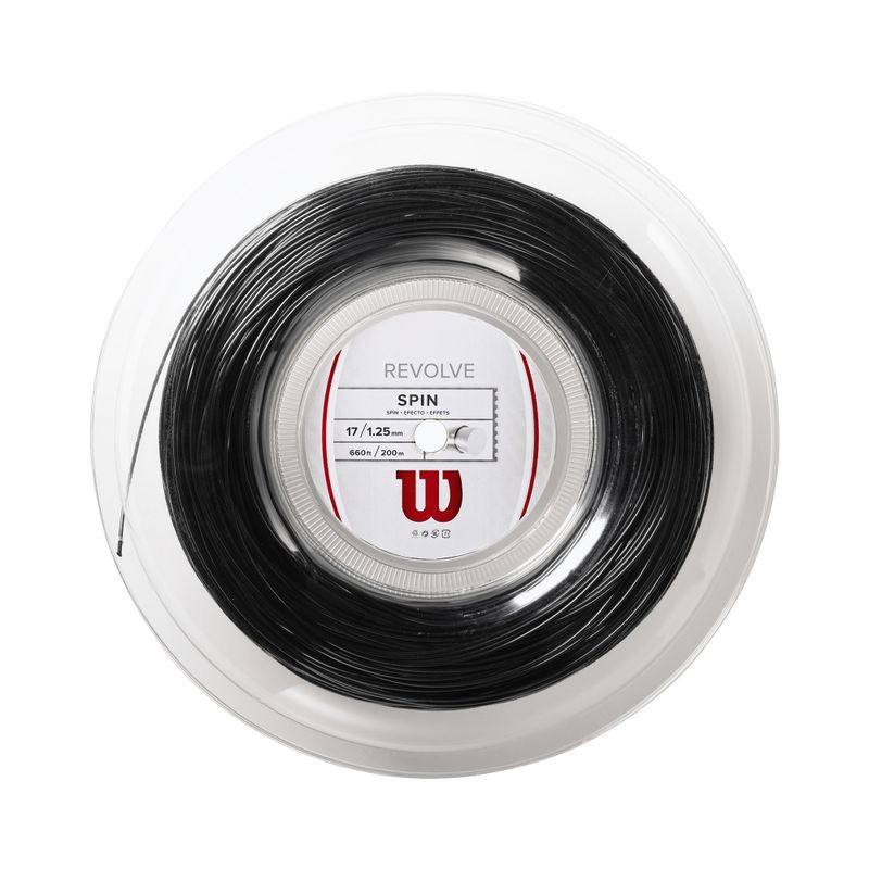 Wilson Revolve 17 200 m tennis string black WRZ906900