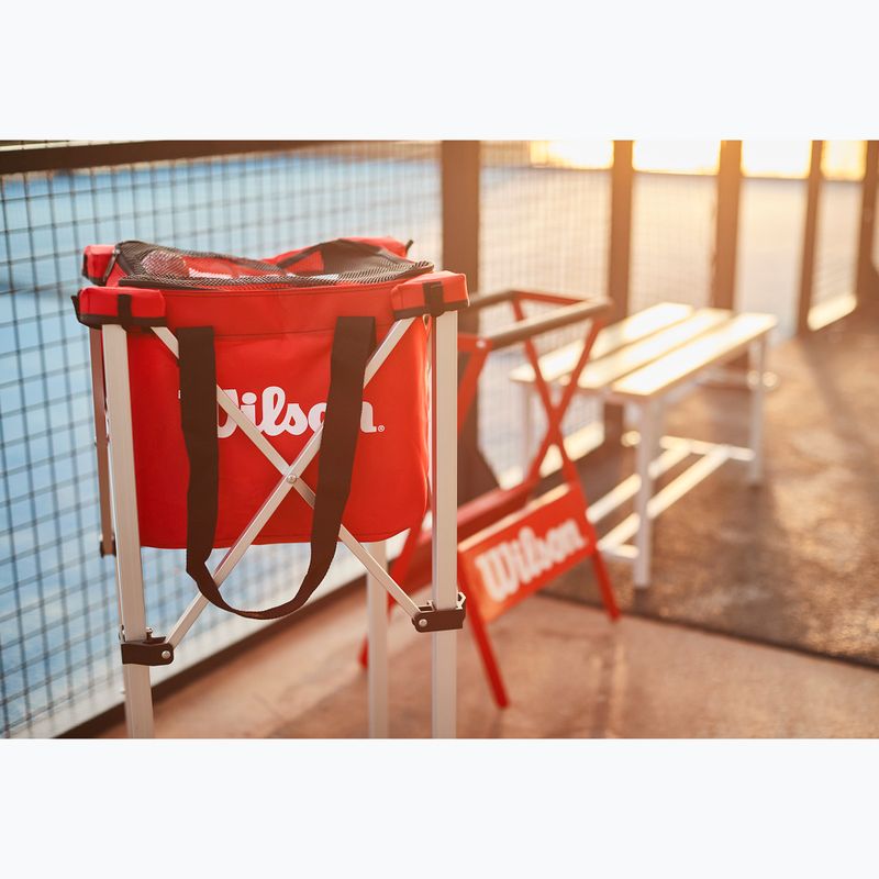 Tennis ball bag Wilson Teaching Cart Bag red 5