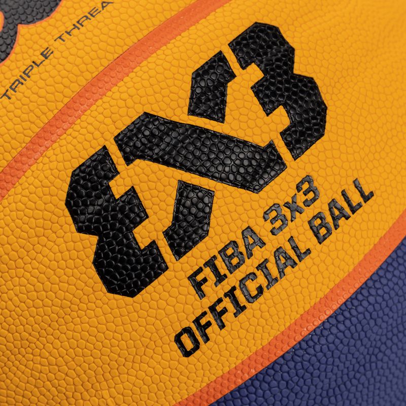 Wilson Fiba 3x3 Game blue/yellow basketball size 6 3