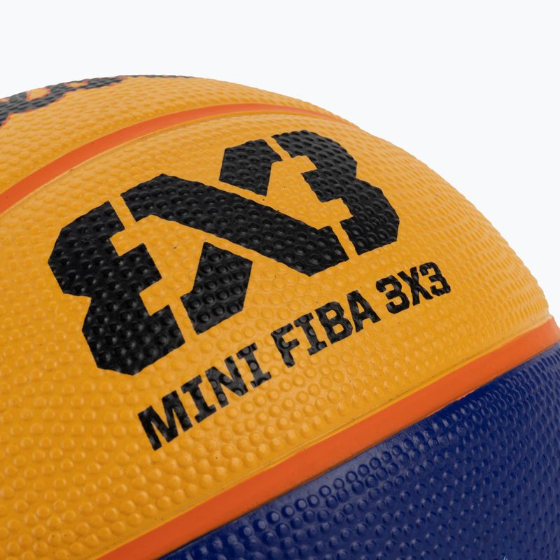 Wilson Fiba 3X3 Mini Rubber basketball WTB1733XB size 3 3