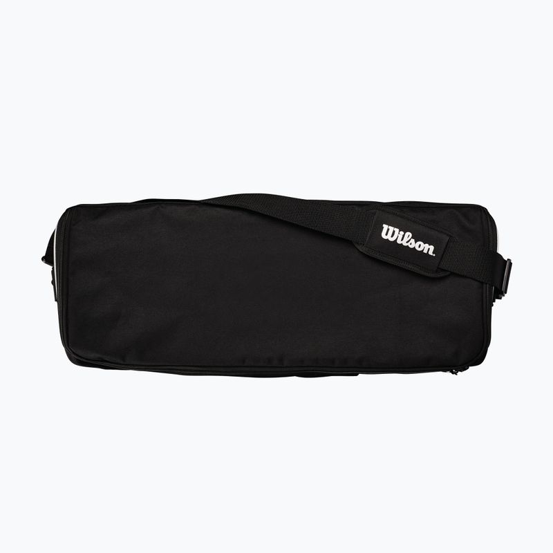 Basketball bag Wilson Travel Basket 6 Ball black/silver 2